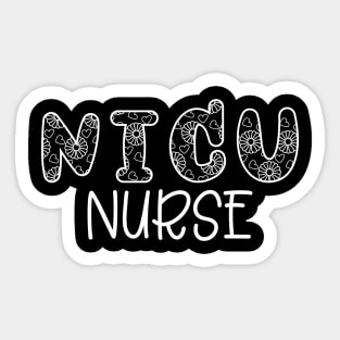 Womens Groovy Nicu Nurse Neonatal Intensive Care Unit Appreciation Sticker